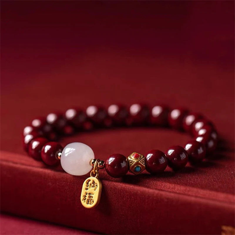 Lucky Wealth Red Beaded Bracelet