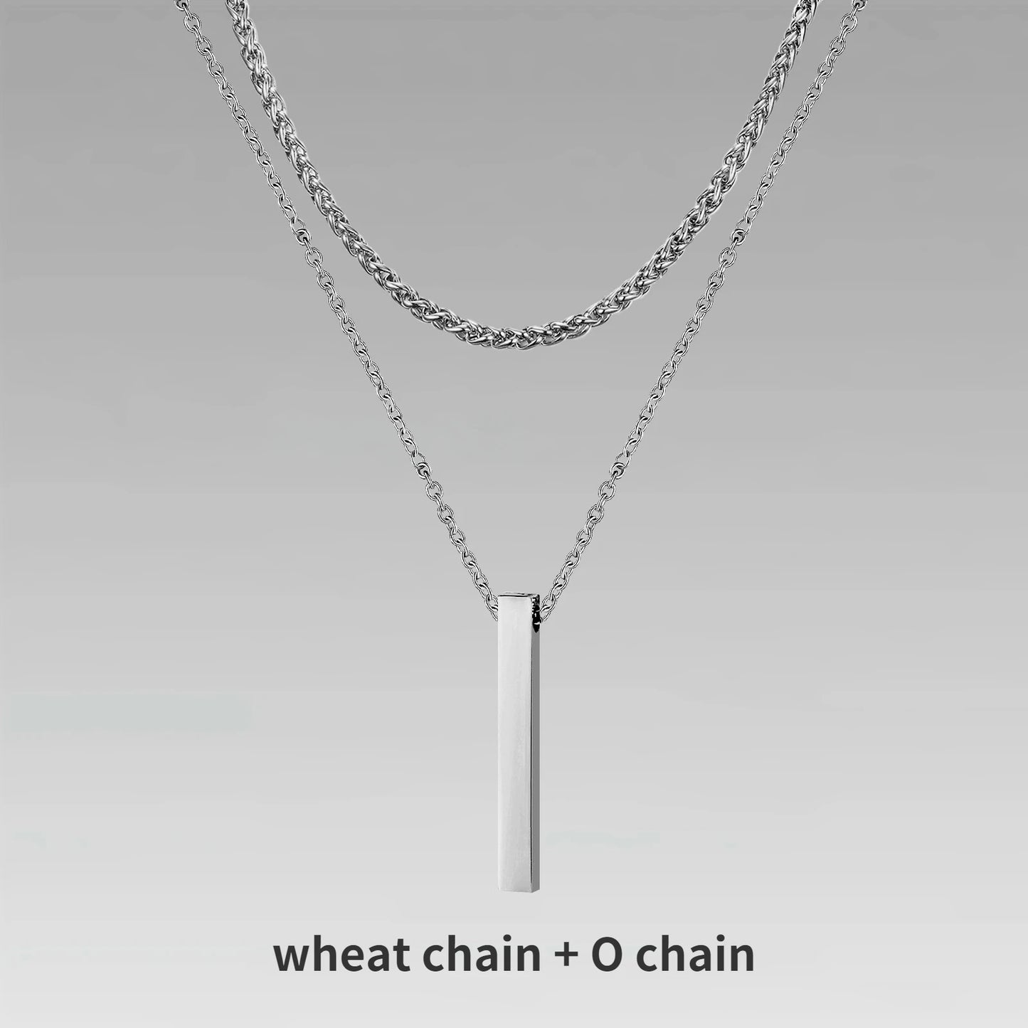 Mens Vertical Bar Necklaces For Men