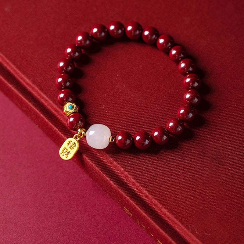 Lucky Wealth Red Beaded Bracelet