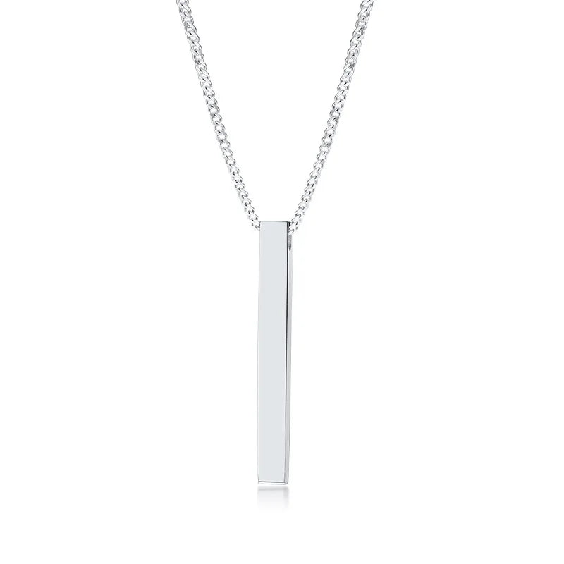 Mens Vertical Bar Necklaces For Men