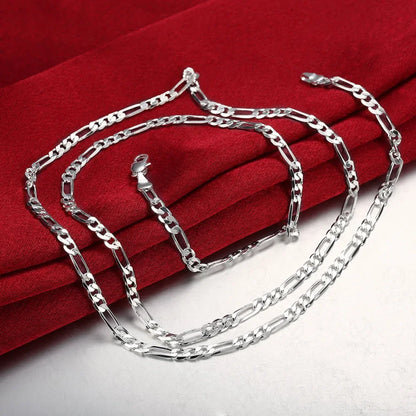 Sterling 925 Silver Chain Necklace For Men