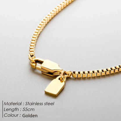 Men's Steal Chain Necklace